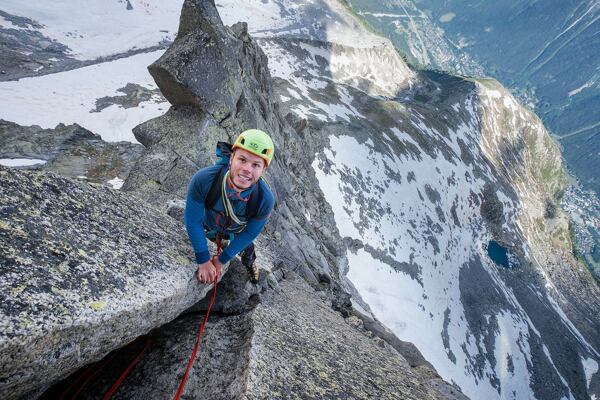 Skalní lezení v Chamonix-Mont-Blanc, červen 2021, foto: Kuba Cejpek