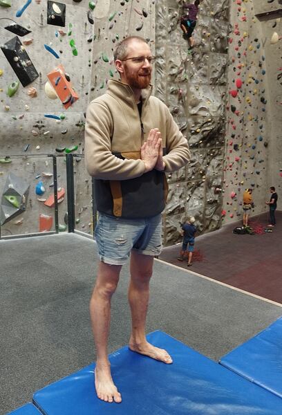 Mikina Patagonia SYNCH ANORAK Uni - skvěle funguje na zahřátí před lezením na umělé stěně