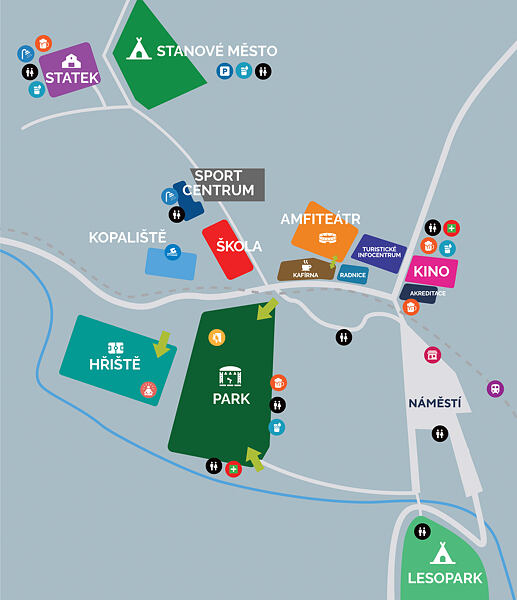 mapa areálu pro návštěvníky MHFF 2026