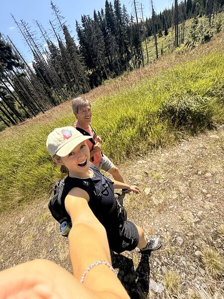 Káťa na Stezce Českem - Šumava