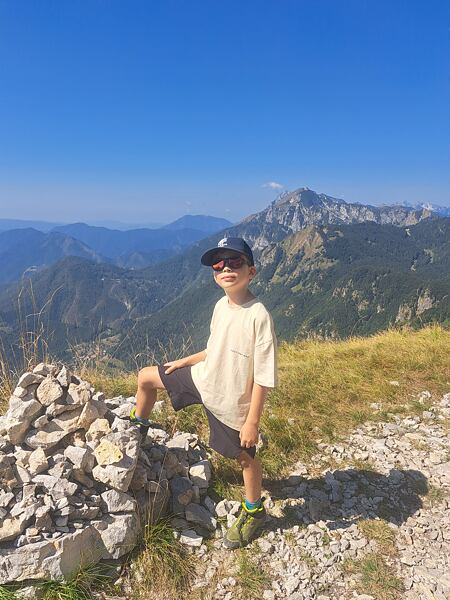 Boty GARMONT 9.81 KIDS Pulse MID WP Uni - ve slovinských horách
