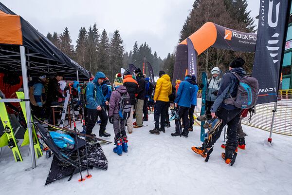 Rock Point skialp day a hobby závod Šumavský rys 2026 nabízel zejména testování skialpové výbavy