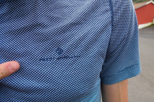 Triko Ronhill M Tech Golden Hour Tee Man – detail materiálu Polartec® Delta™