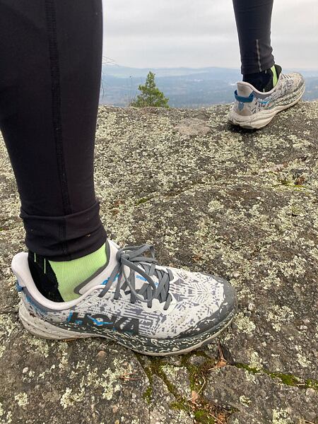 Pánské běžecké boty Hoka M Speedgoat 6 GTX – dvouvrstvá žakárová recyklovaná síťovina